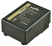 JUPIO Square V-Mount battery (Cine-cameras/RED Raven/Dragon/...) 14.8v 6400mAh (95Wh) - LED Indicator, D-Tap and USB 5v DC Output