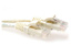 ACT Ivory U/UTP CAT6A patch cable snagless with RJ45 connectors