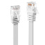 LINDY Cat.6 U/UTP Flat Network Cable, White