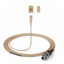 SENNHEISER MKE 1-4-3 Miniature clip-on microphone, omnidirectional, for SK 50/250/2000/5212/6000/9000, 3-pin SE connector, beige, accessories not included